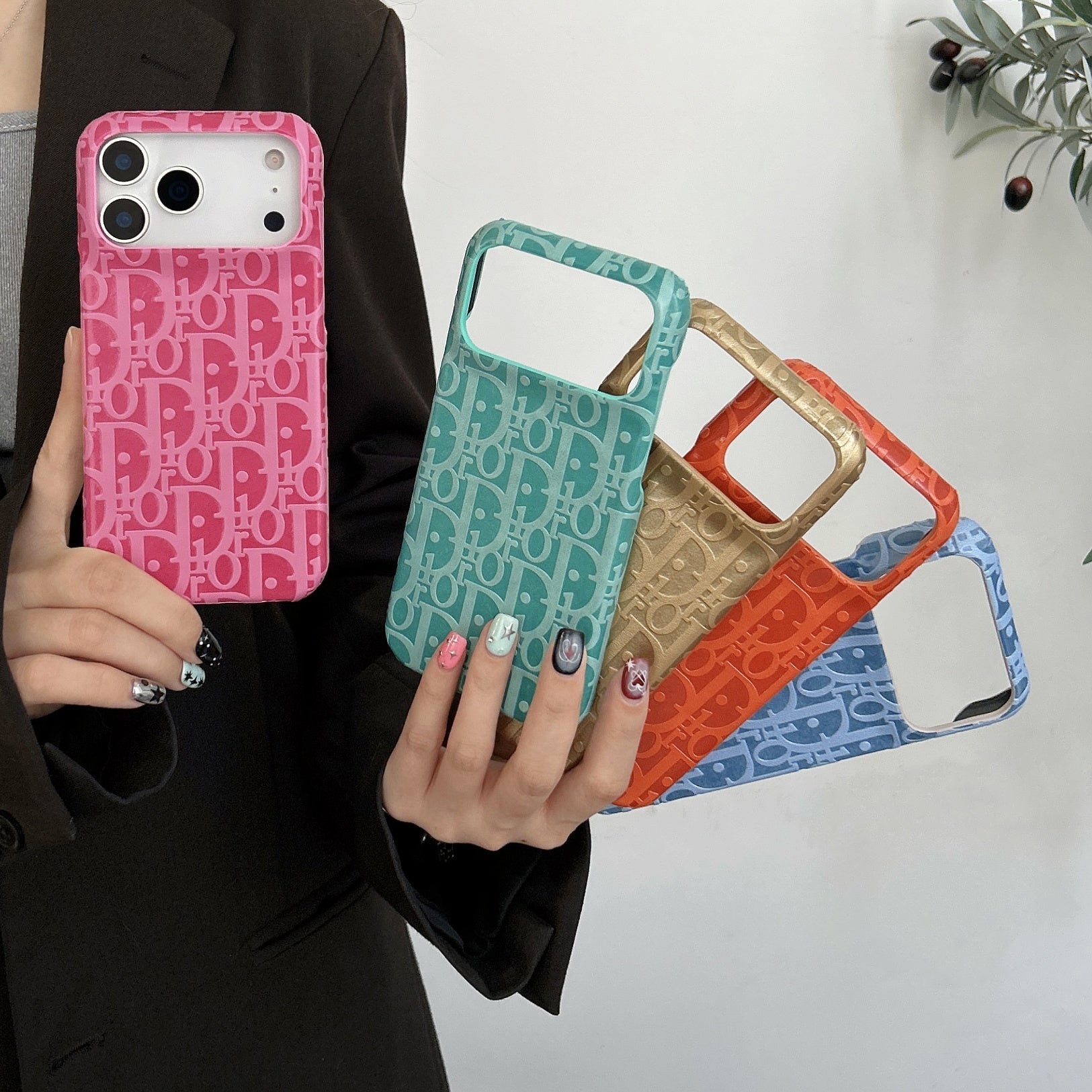 Lux Leather Phone Case For iPhone 12-17