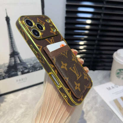 Premium Phone Case with Card Holder For iPhone 12-17