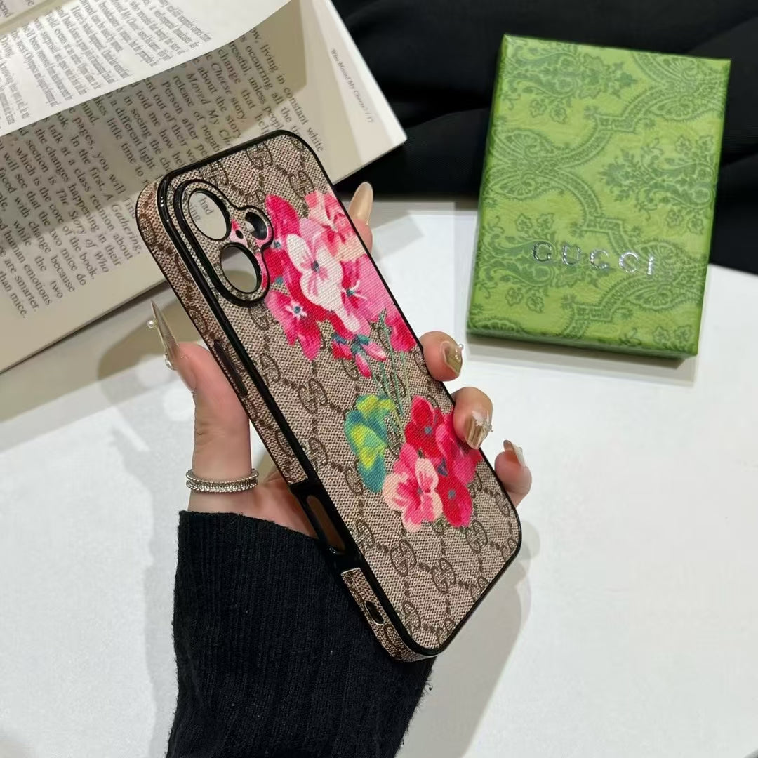 Elevate Experience with luxury brand Case for iPhone 12-17