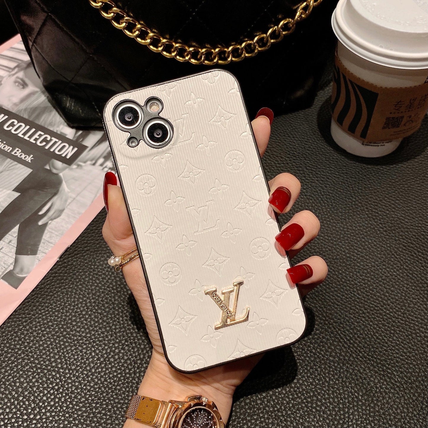 Slim Leather Case for iPhone 12-16