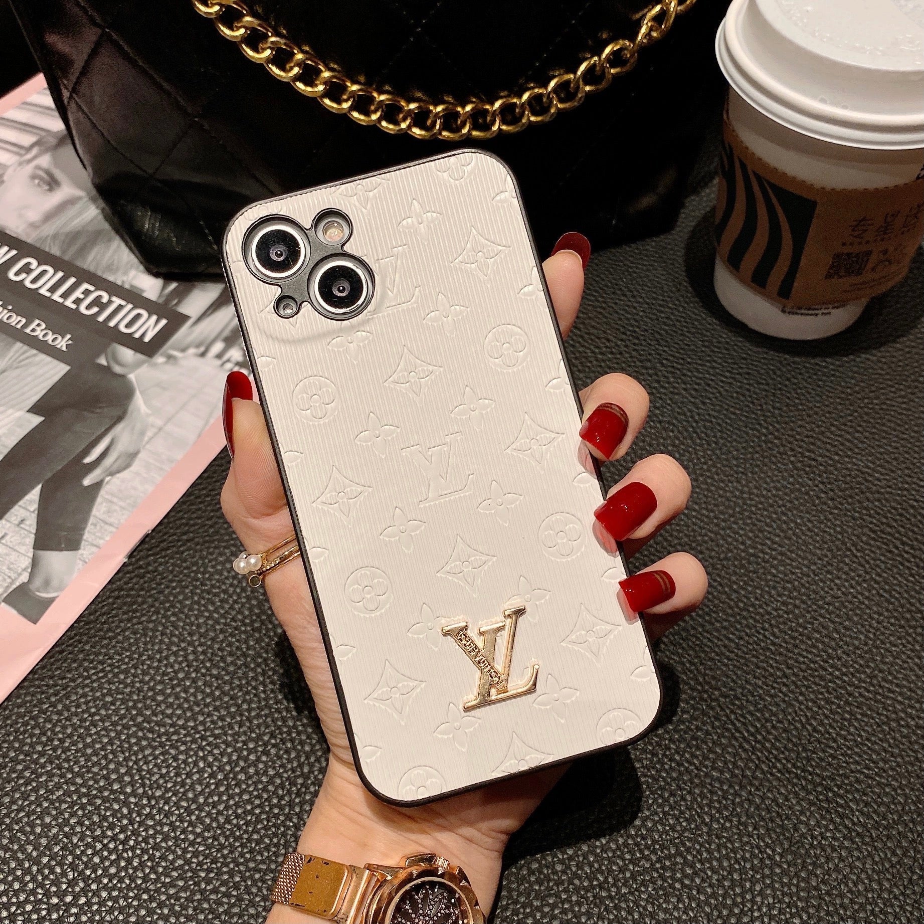 Slim Leather Case for iPhone 12-16