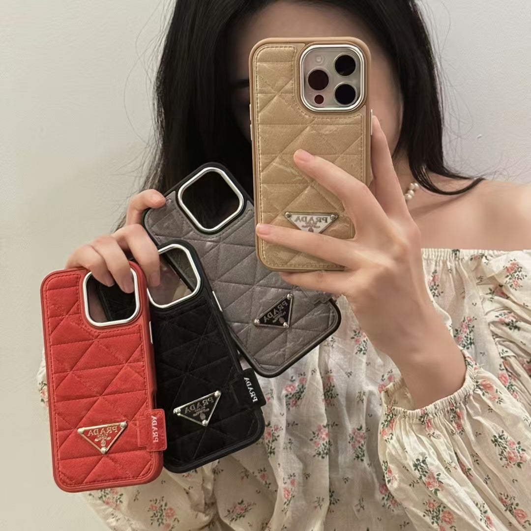 Luxury Brand Phone Case for iPhone 12-16