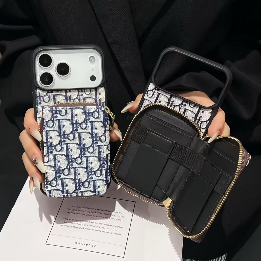 Luxury Phone Case Card Slot For iPhone 12-17