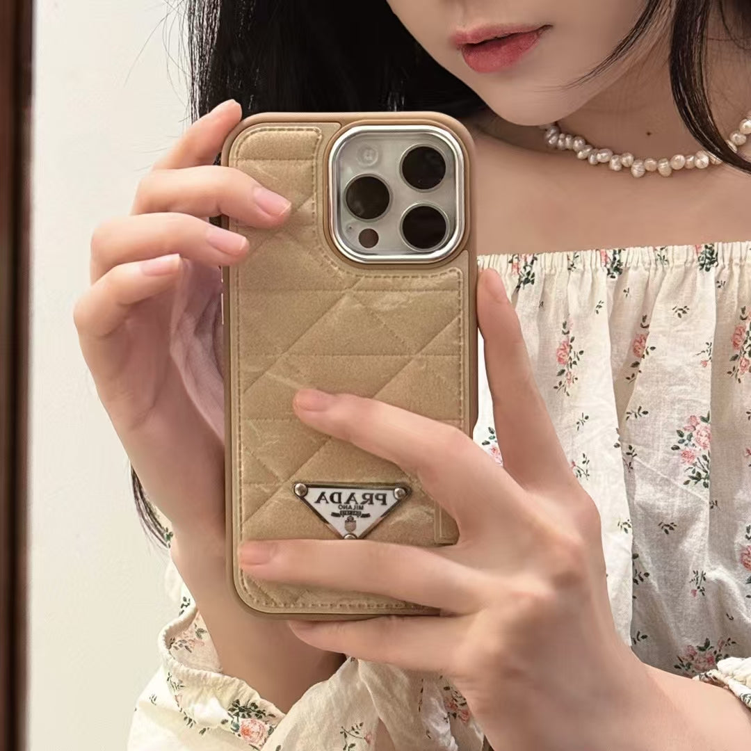 Luxury Brand Phone Case for iPhone 12-16