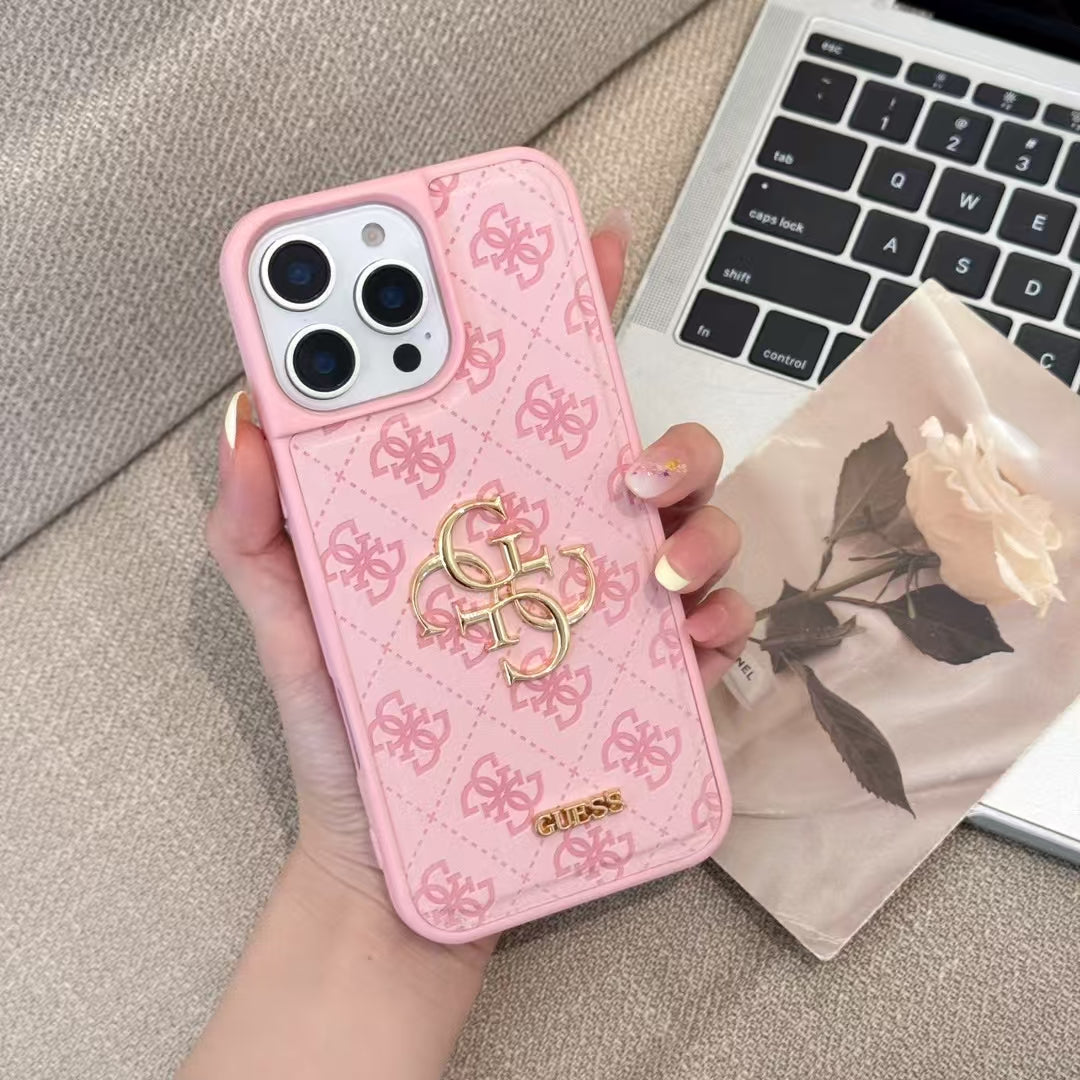 Clean-Cut Leather Case for iPhone 13-16