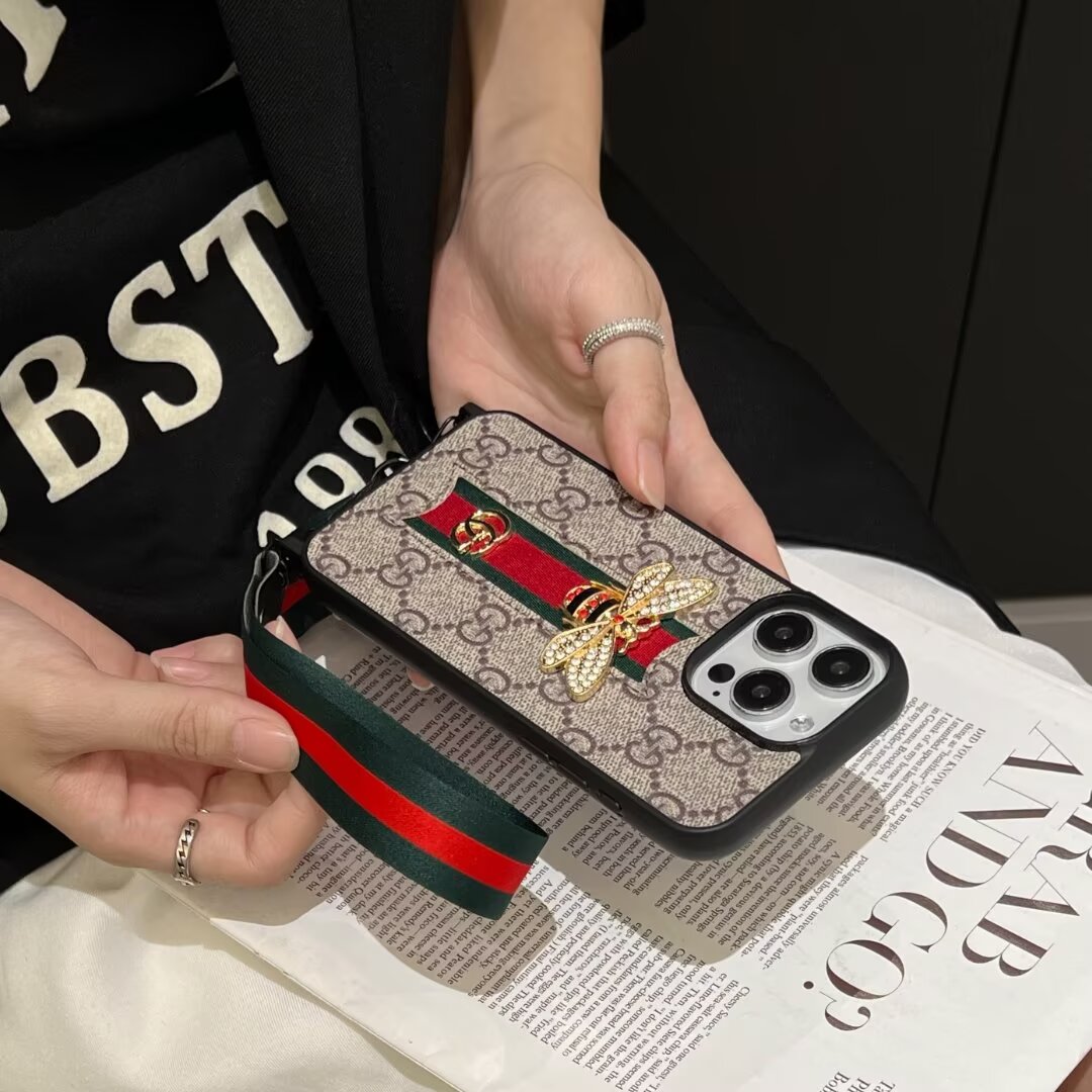 3D Phone Case with Main Wire and Strap for iPhone 12-15