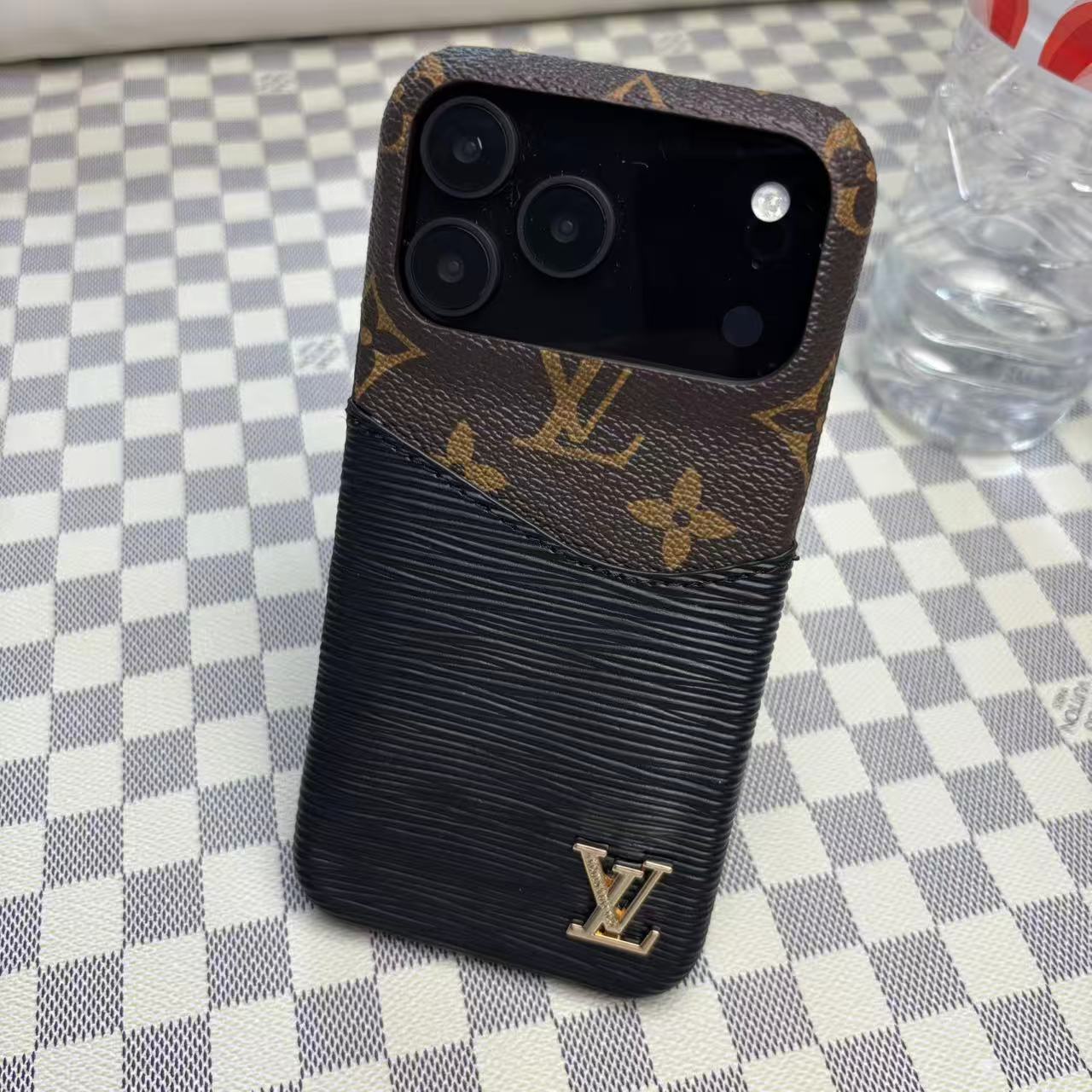Leather Case with Card Holder for iPhone 12-17