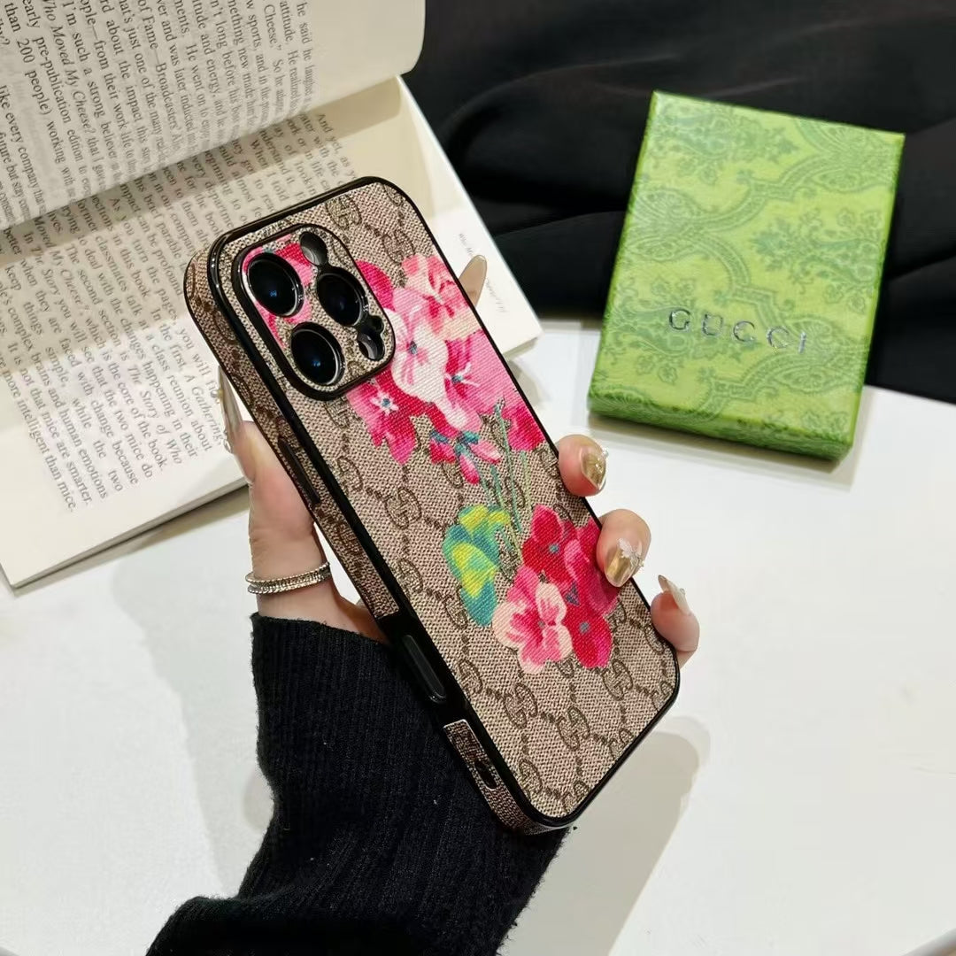 Elevate Experience with luxury brand Case for iPhone 12-17
