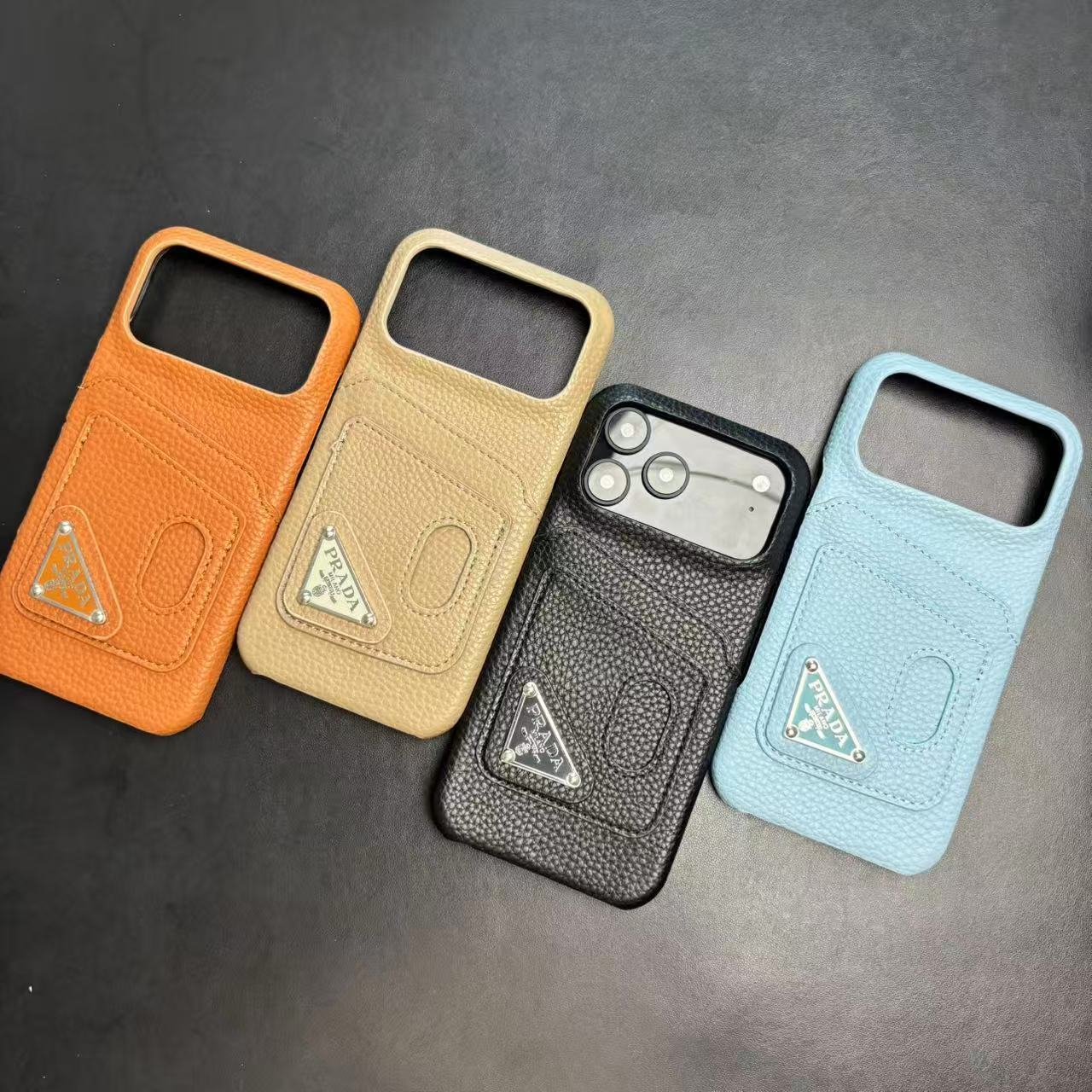 Stylish Phone Case with Card Holder For iPhone 13-17