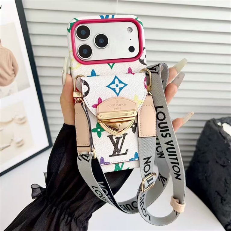 Luxury Phone Case with Strap For iPhone 13-17