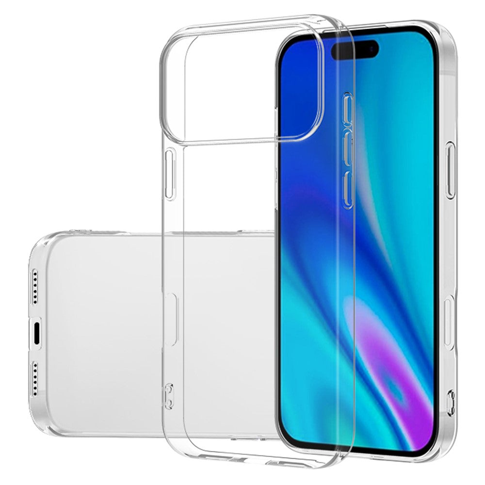 iPhone 17 Pro Max Crystal Clear Anti Yellowing Hard Transparent Back Cover