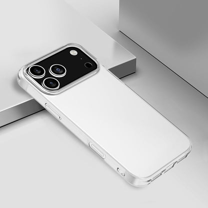 iPhone 17 Pro Max Crystal Clear Anti Yellowing Hard Transparent Back Cover