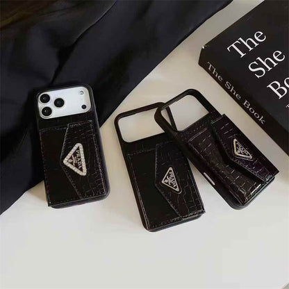 Classic Grain Leather Case for iPhone 12-17