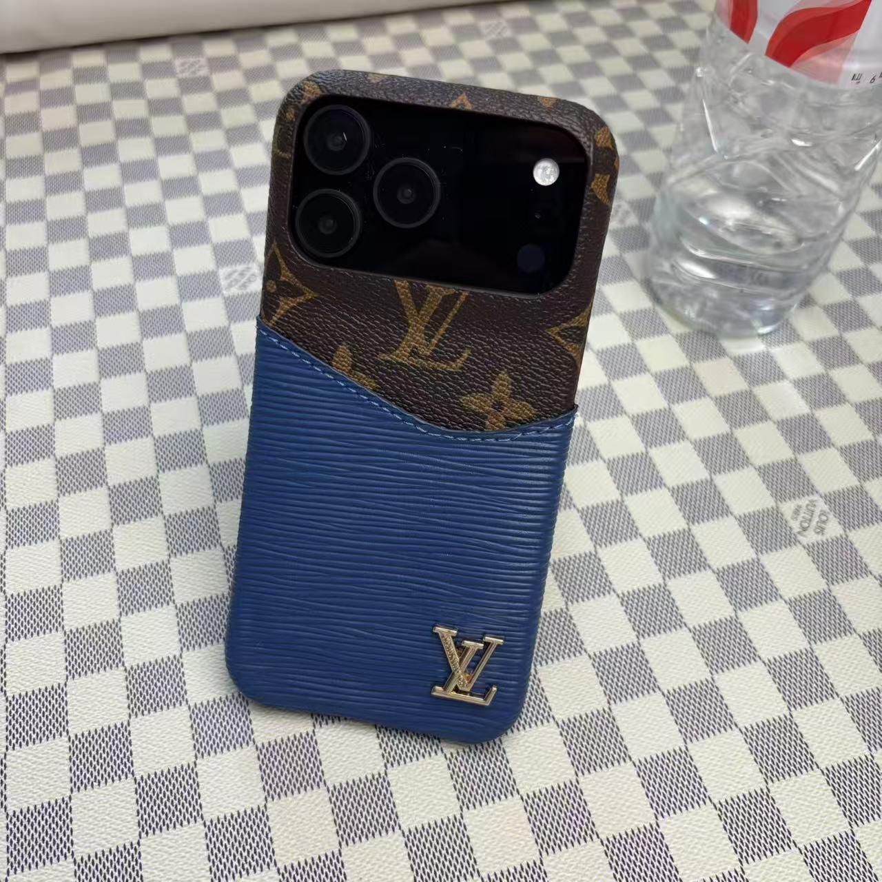 Leather Case with Card Holder for iPhone 12-17