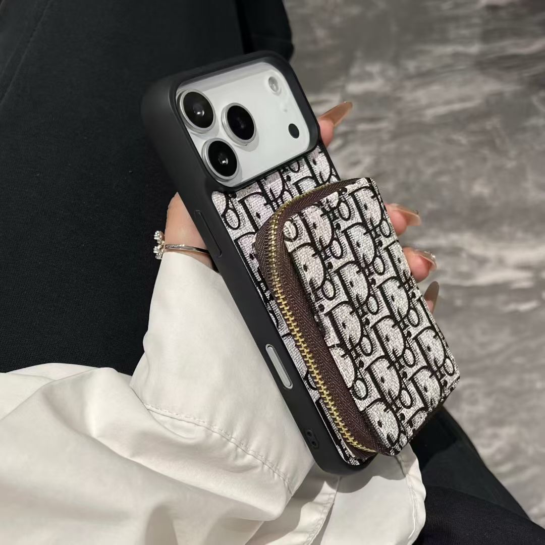 Luxury Phone Case Card Slot For iPhone 12-17