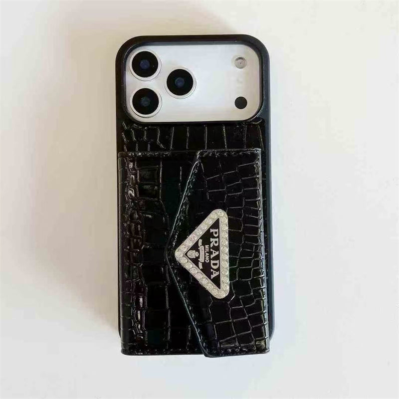 Classic Grain Leather Case for iPhone 12-17