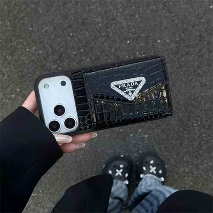 Classic Grain Leather Case for iPhone 12-17