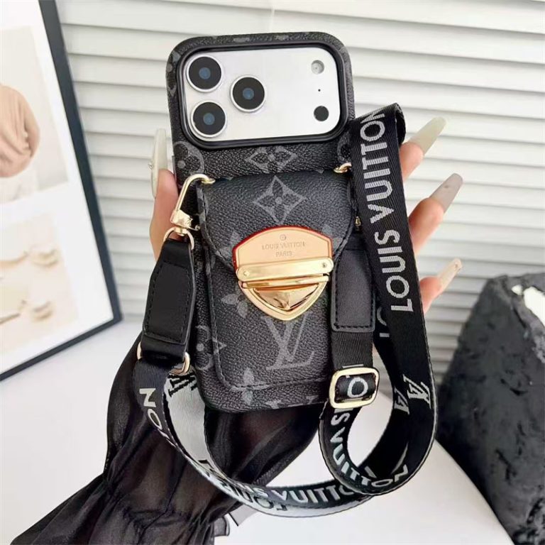 Luxury Phone Case with Strap For iPhone 13-17