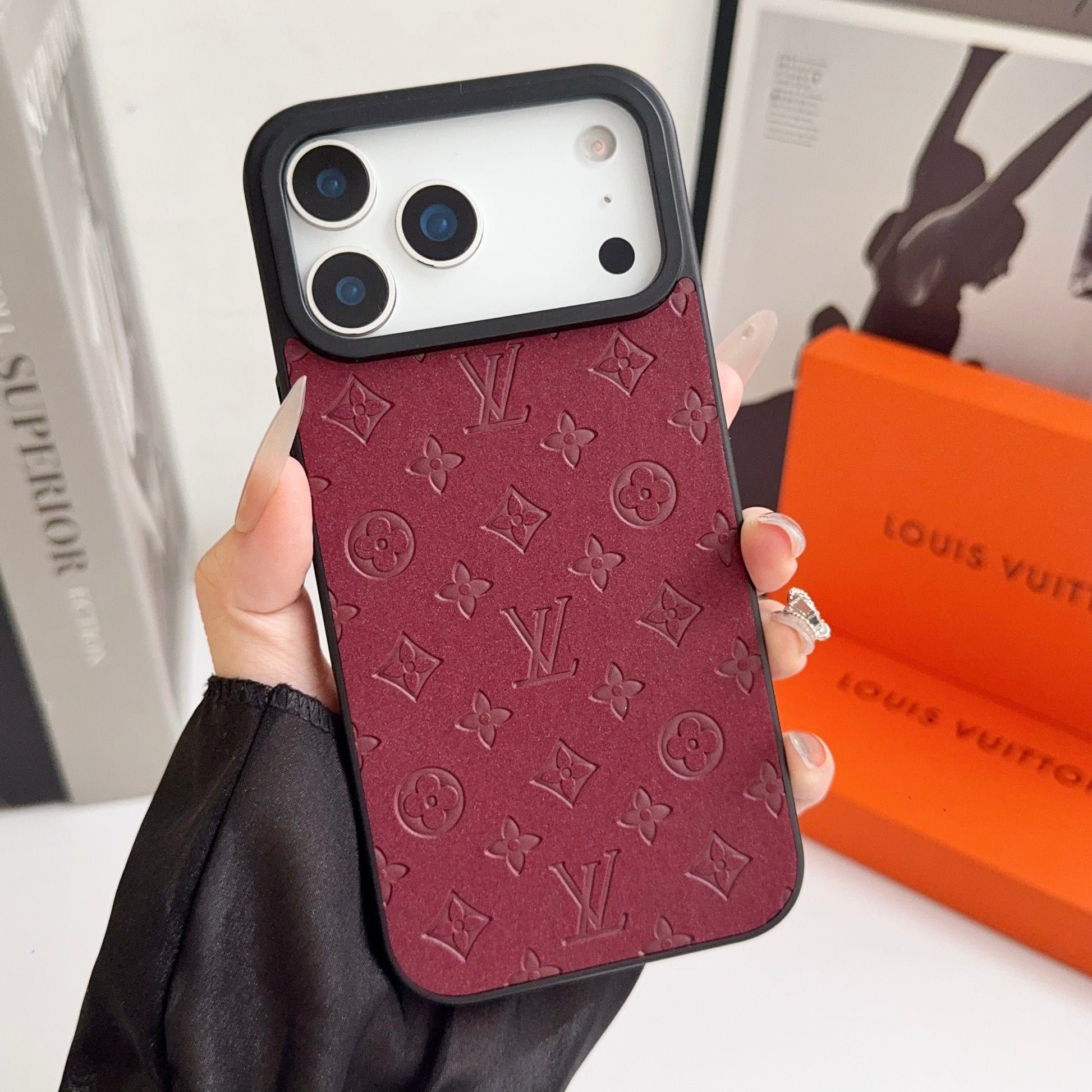 Lux Leather Phone Case For iPhone 12-17