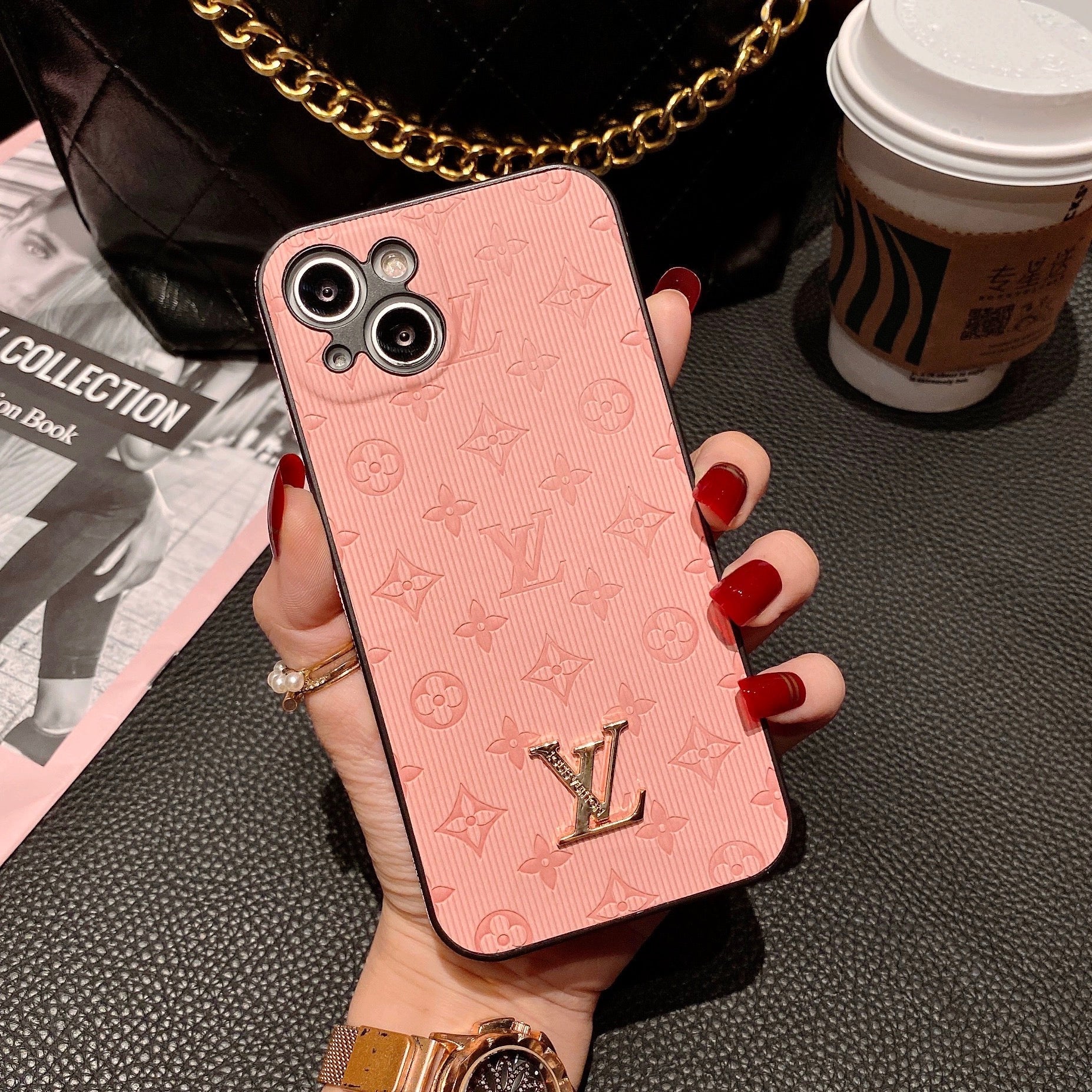 Slim Leather Case for iPhone 12-16