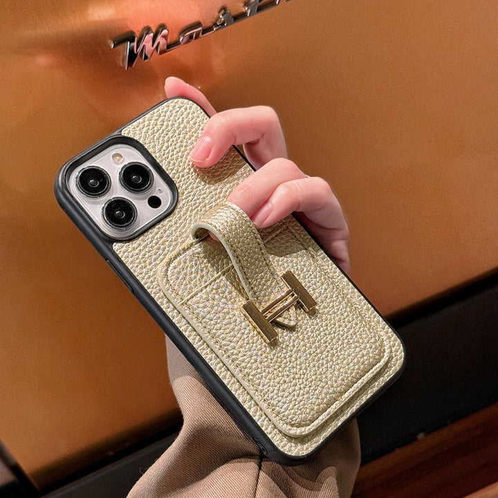 Premium Leather Phone Case card holder for iPhone 13-17