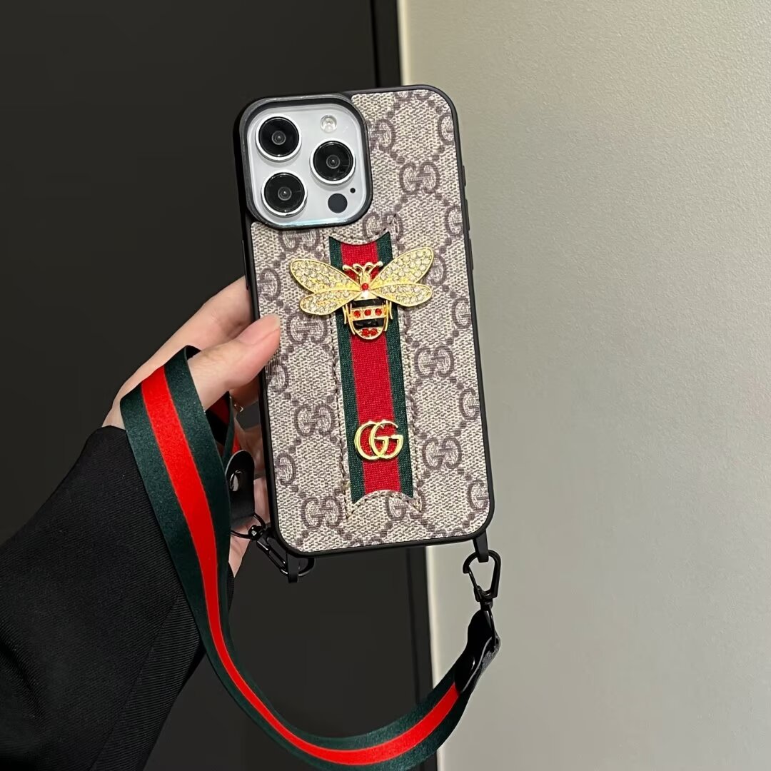 3D Phone Case with Main Wire and Strap for iPhone 12-15