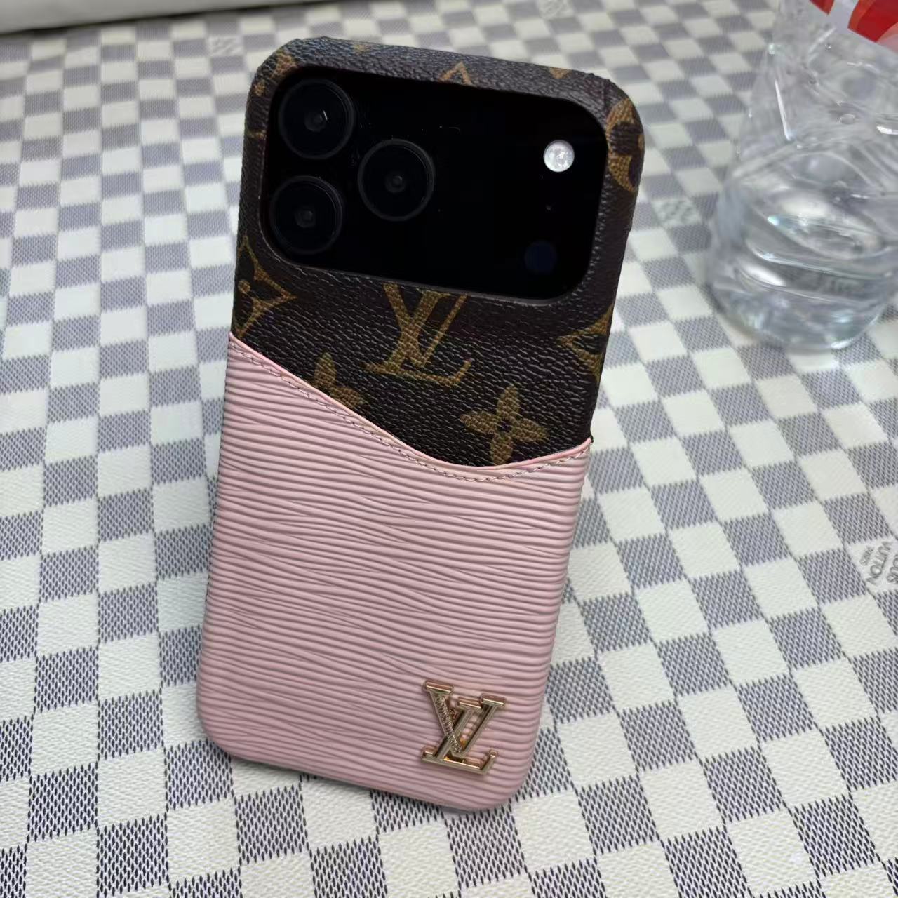 Leather Case with Card Holder for iPhone 12-17