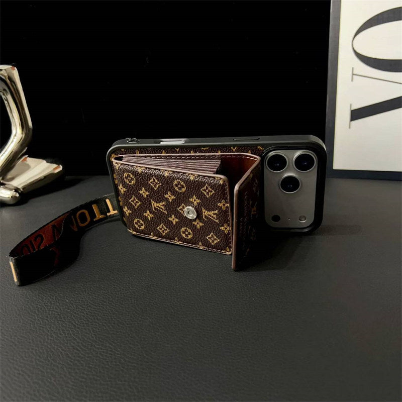 Luxury Phone Case with Card Slot for iPhone 12-17