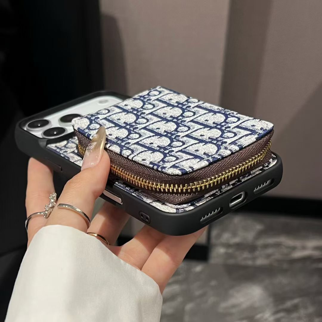 Luxury Phone Case Card Slot For iPhone 12-17