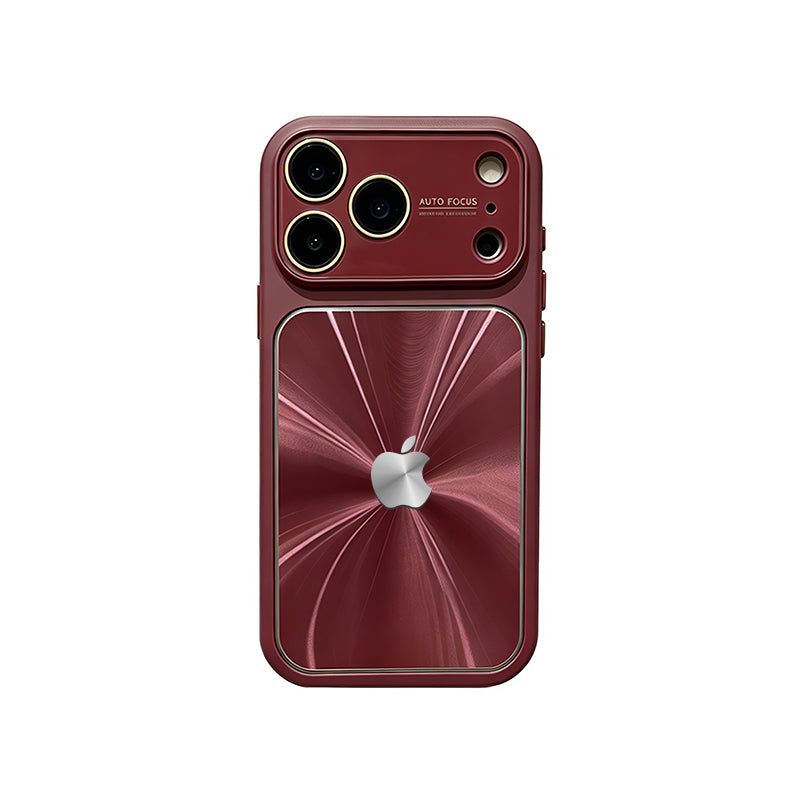 iPhone CD-Patterned Large-View Case