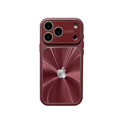 iPhone CD-Patterned Large-View Case