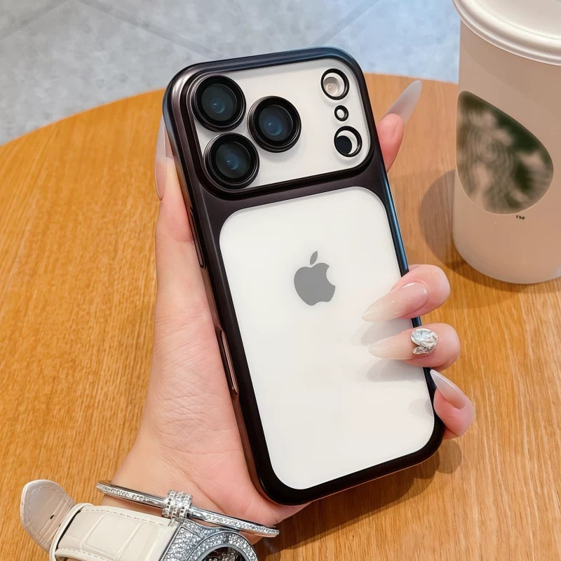 Luxury Electroplated Solid Color Case