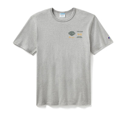 Champion x Harley-Davidson Fanatic Tee Grey Heather & Dark Green