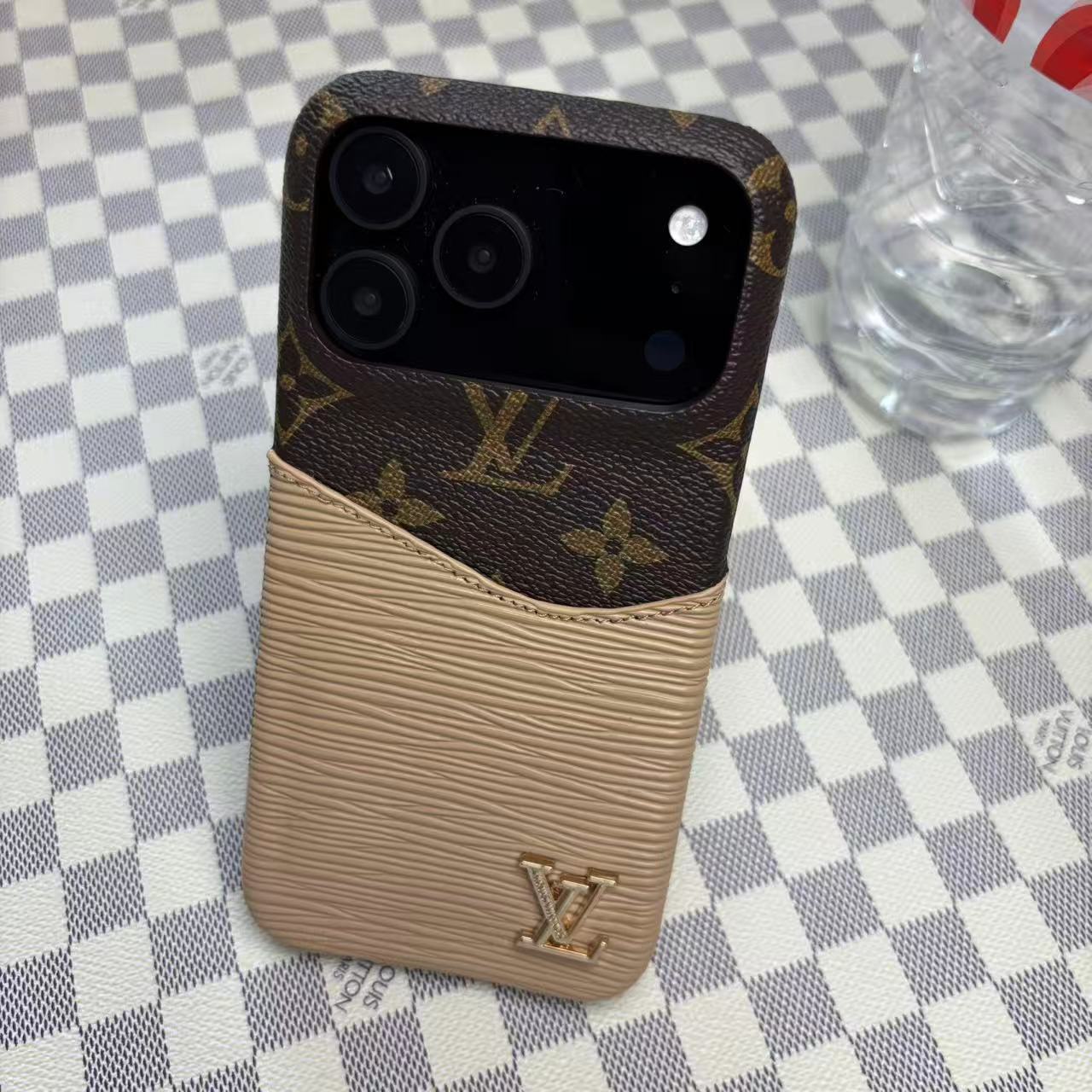Leather Case with Card Holder for iPhone 12-17