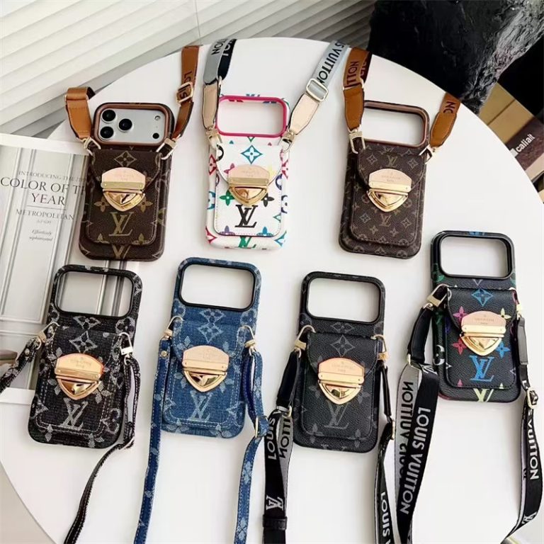 Luxury Phone Case with Strap For iPhone 13-17