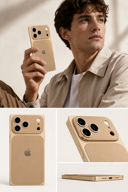 Royale Edition Gray Collection case for iPhone 17 Pro Max, also compatible with iPhone 16, 15, and 14 — stylish, creative