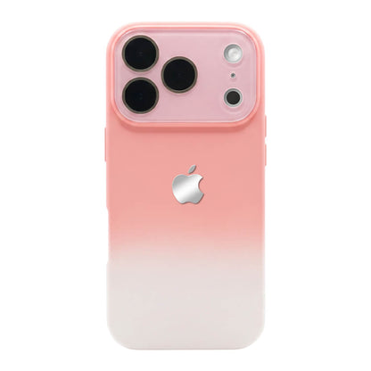 Crystal Lens Silicone Gradient Phone Case - Pink