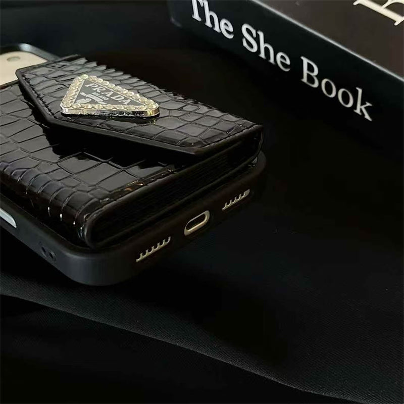 Classic Grain Leather Case for iPhone 12-17