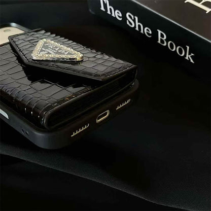 Classic Grain Leather Case for iPhone 12-17