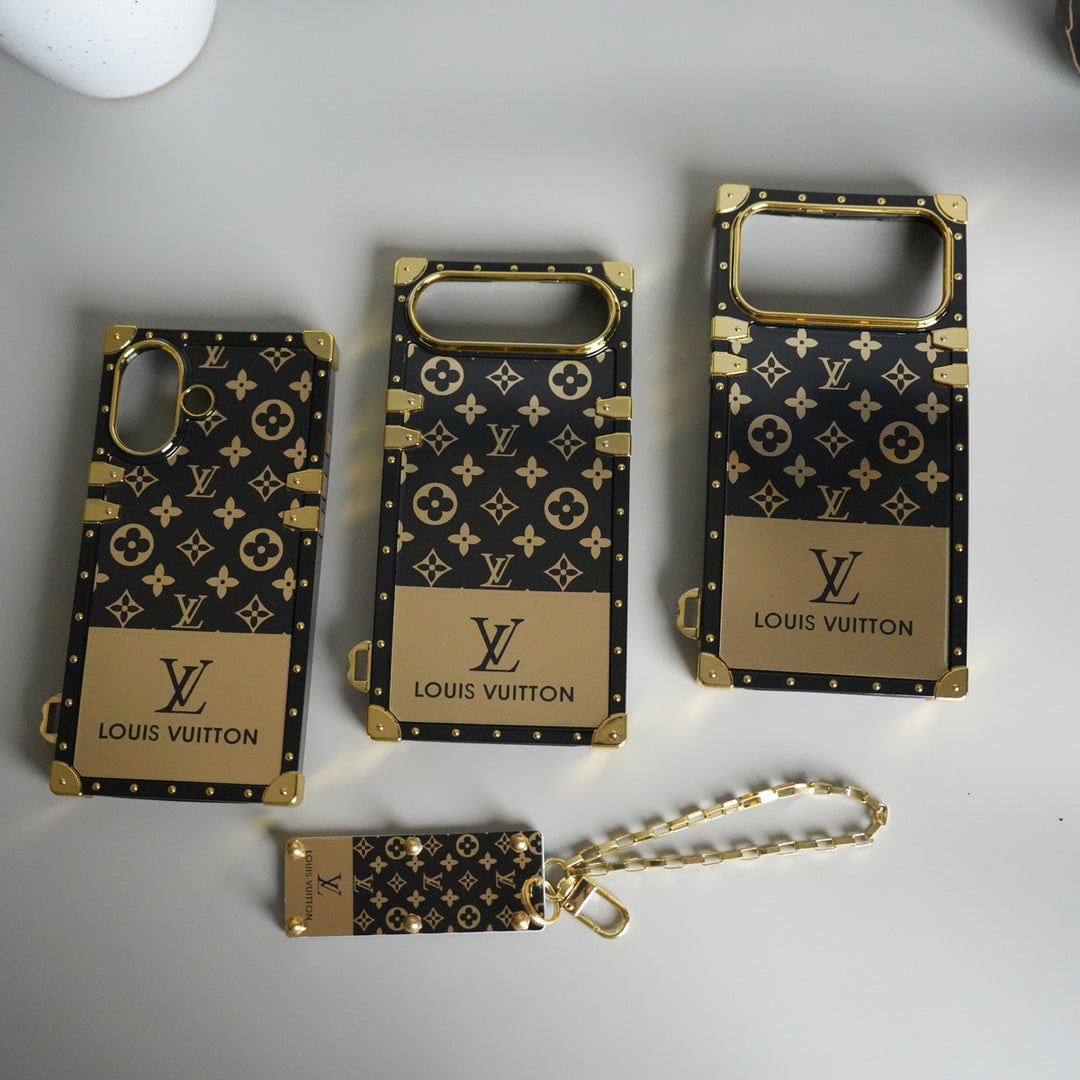 Luxury Brand Shiny Trunk Case For iPhone 12-17