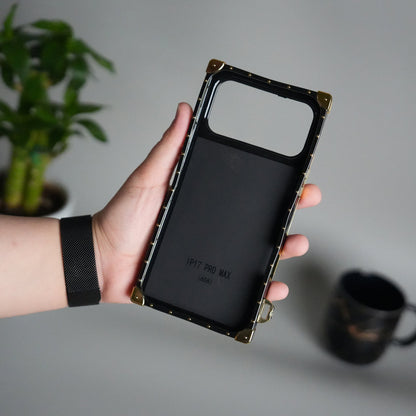 Luxury Brand Shiny Trunk Case For iPhone 12-17