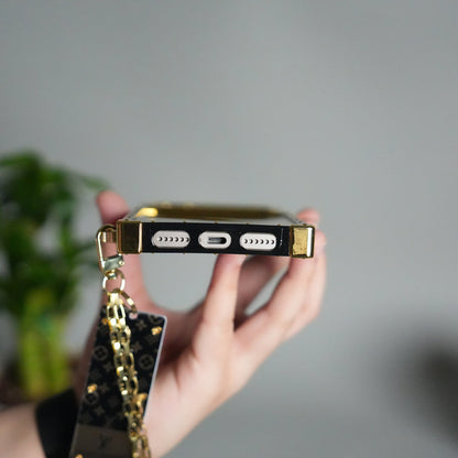 Luxury Brand Shiny Trunk Case For iPhone 12-17