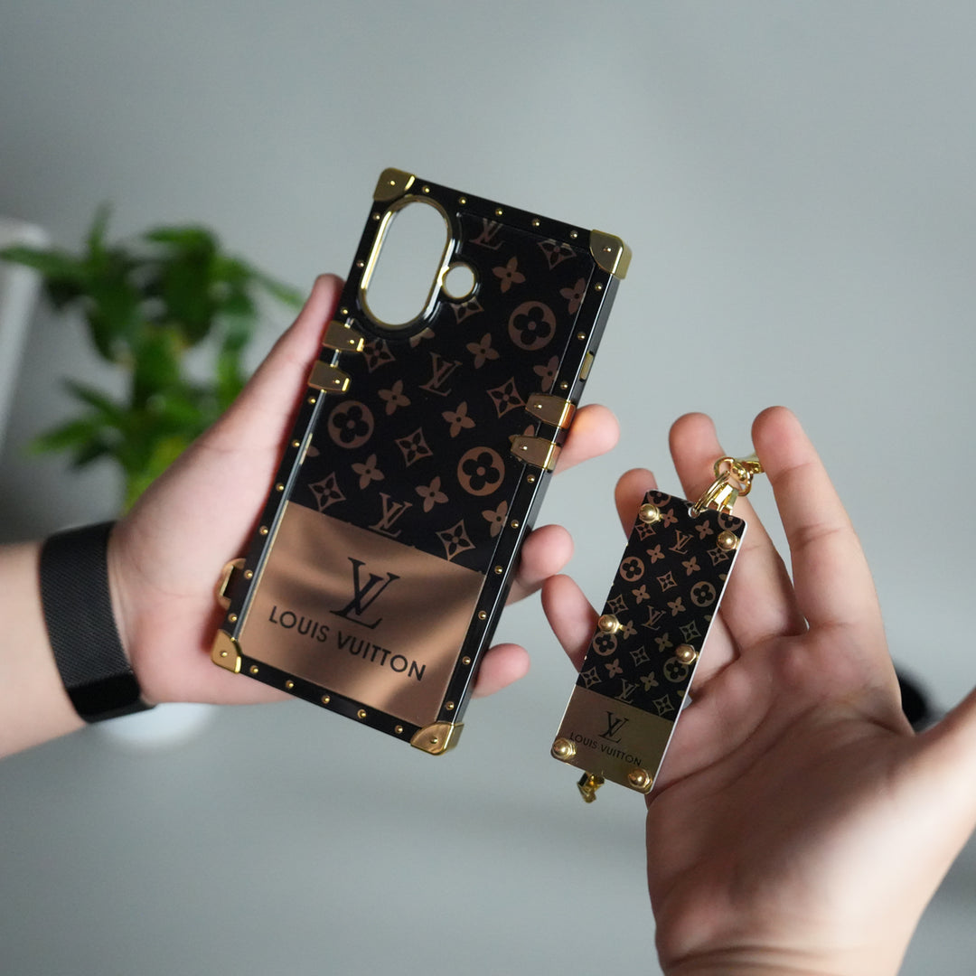 Luxury Brand Shiny Trunk Case For iPhone 12-17
