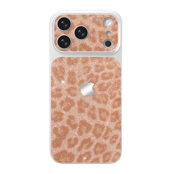 Glitter Leopard Pattern Phone Case - Pink