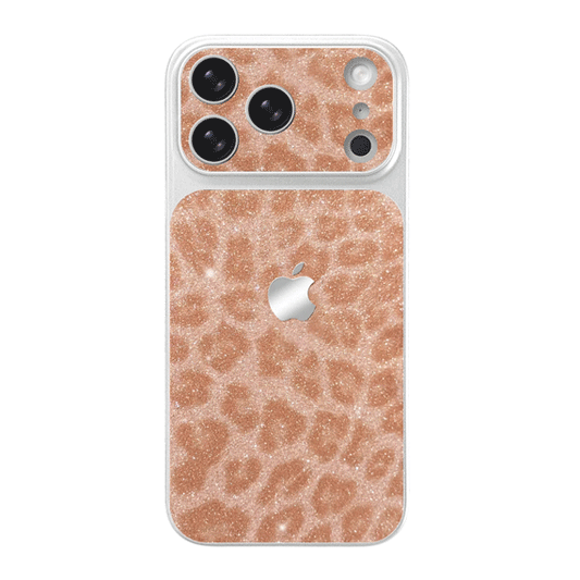 Glitter Leopard Pattern Phone Case - Pink