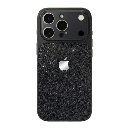 Glitter Frosted Phone Case - Black