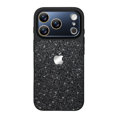 Glitter Frosted Phone Case - Black