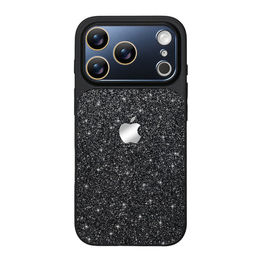 Glitter Frosted Phone Case - Black