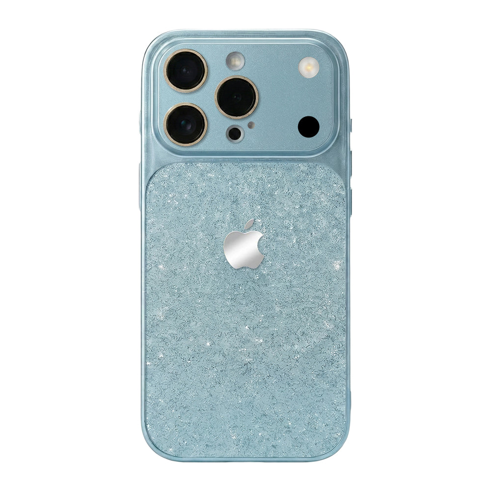 Glitter Frosted Phone Case - Blue