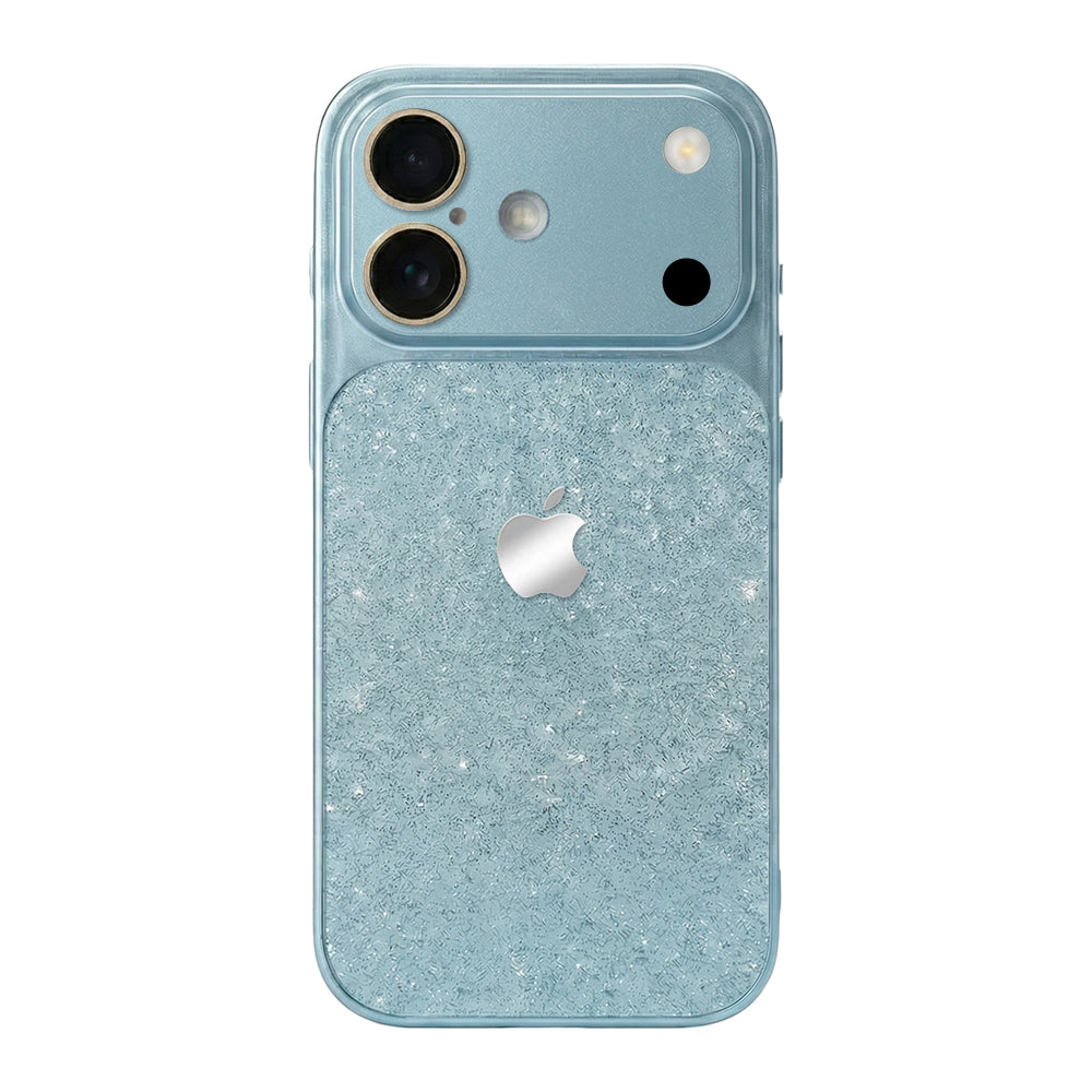 Glitter Frosted Phone Case - Blue